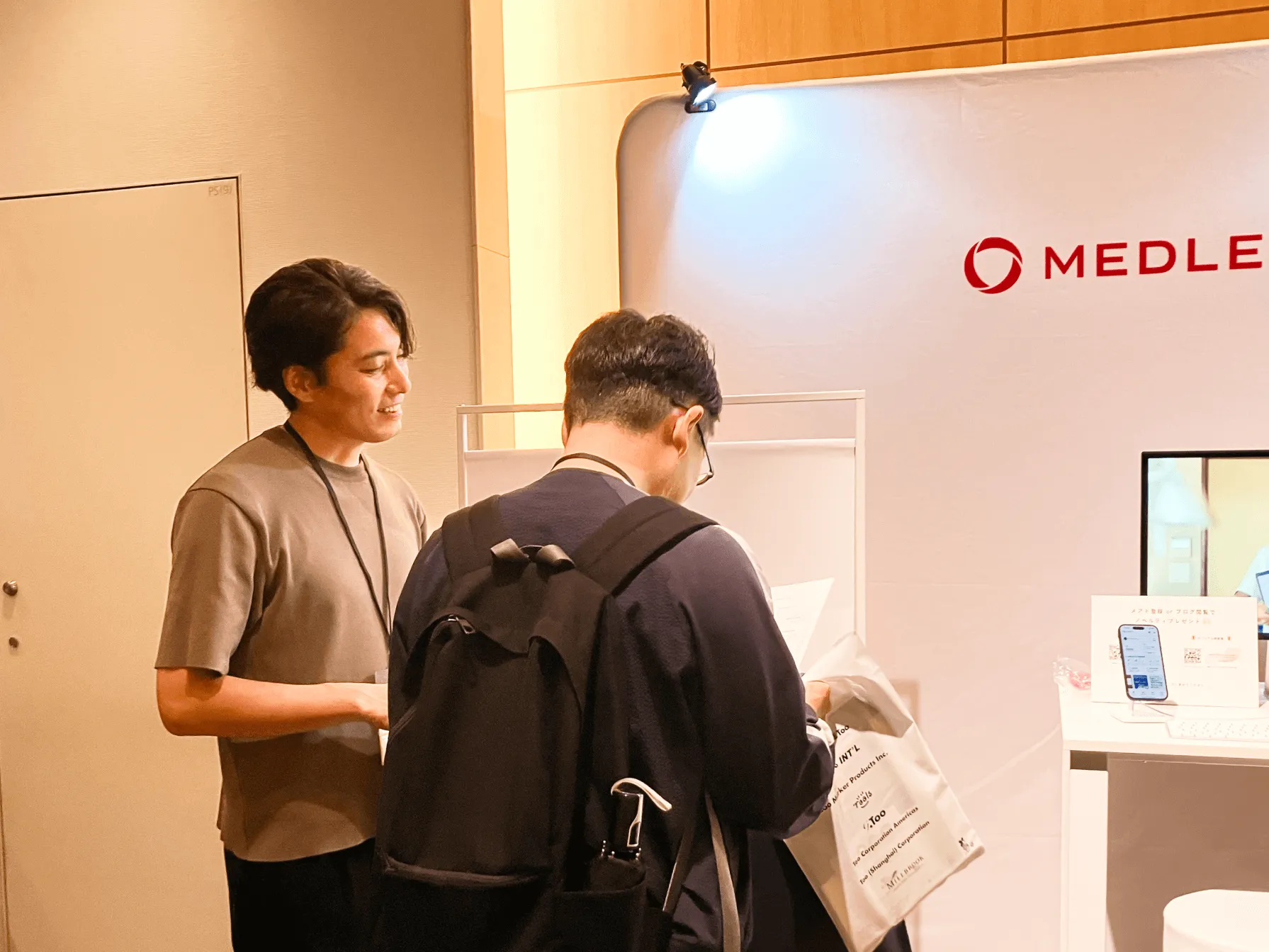 メドレーブース_小山さん